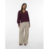 Vmboom - Pullover - Gebreide Trui - V-Hals - Lange Mouwen - Regular Fit