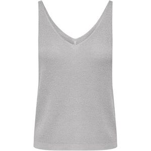 ONLY Dames Onlshina Sl Glitter Top KNT, vapor blue, L