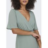 ONLY - ONLSTAR LIFE MIA MAXI DRESS - Dames - Mini Jurken - Steel - Geweven Stof
