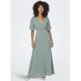 ONLY - ONLSTAR LIFE MIA MAXI DRESS - Dames - Mini Jurken - Steel - Geweven Stof