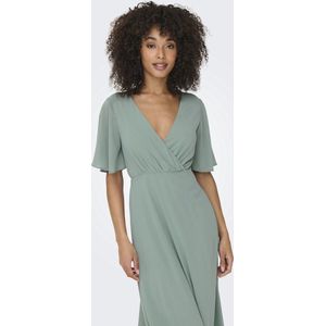 ONLY - ONLSTAR LIFE MIA MAXI DRESS - Dames - Mini Jurken - Steel - Geweven Stof
