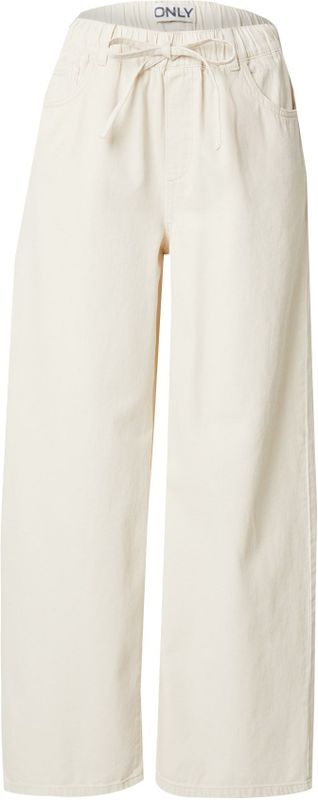 ONLY - ONLSILLA - Wide Leg Jeans - Ecru