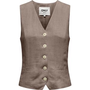 ONLY - ONLIRIS-SIESTA S/L LINEN BL VEST TLR - Meisjes - Vesten