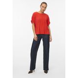 Vero Moda - T-shirt - Fiery Red - 100% Gerecycled Polyester