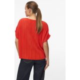 Vero Moda - T-shirt - Fiery Red - 100% Gerecycled Polyester
