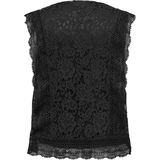 ONLY CARMAKOMA - Top - V-Hals - Korte Mouwen - Broderie Anglaise - Regular Fit