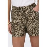 Only Naomi String Short Dames - Beige en Zwart