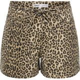 Only Naomi String Short Dames - Beige en Zwart