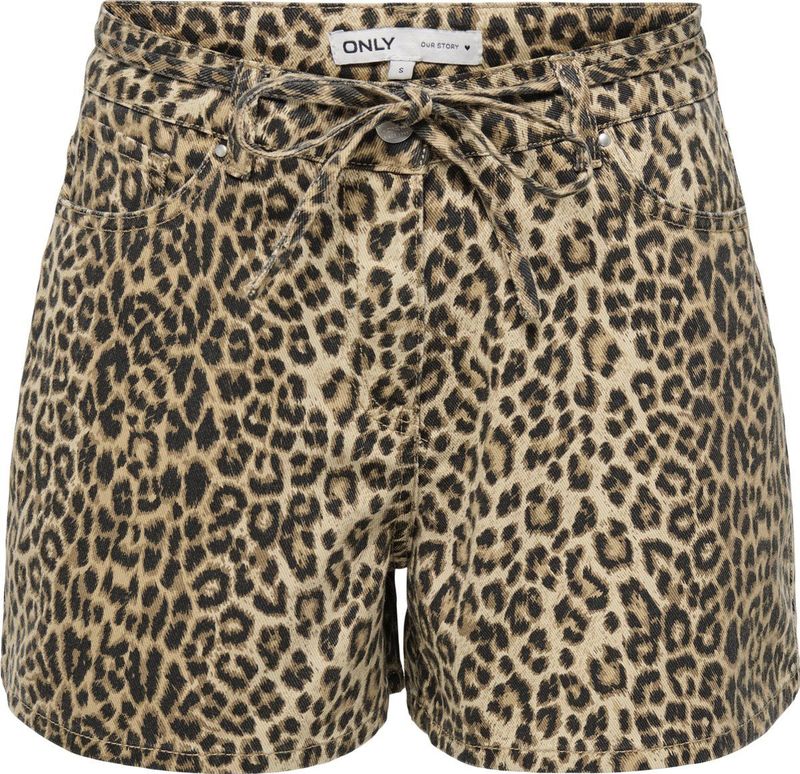 Only Naomi String Short Dames - Beige en Zwart