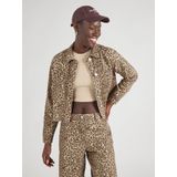 Jas - Gespreide Kraag - Lange Mouwen - Knoopsluiting - Tussenjas