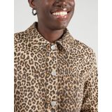 Jas - Gespreide Kraag - Lange Mouwen - Knoopsluiting - Tussenjas