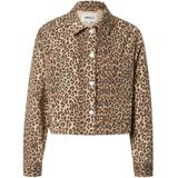 Jas - Gespreide Kraag - Lange Mouwen - Knoopsluiting - Tussenjas