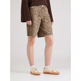 Onlnaomi - High Waist Bermuda Shorts - Blauw - Katoen - Regular Fit