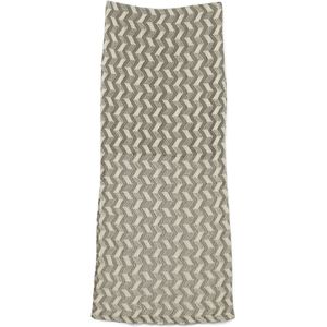 Vero Moda - Vmtikka Hw Ankle Skirt - Enkelrok - Lichtgrijs