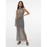 Boven - Ronde Hals - Mouwloos - Kort - 35% Katoen 35% Gerecycled Polyester 30% Gerecycled Katoen