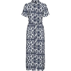 VMEASY JOY - Jurk - Viscose - Gevoerd - Rechte Zoom - Knoopsluiting