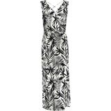 VERO MODA - Maxi-jurk - Wit - Viscose - Wijd uitlopend