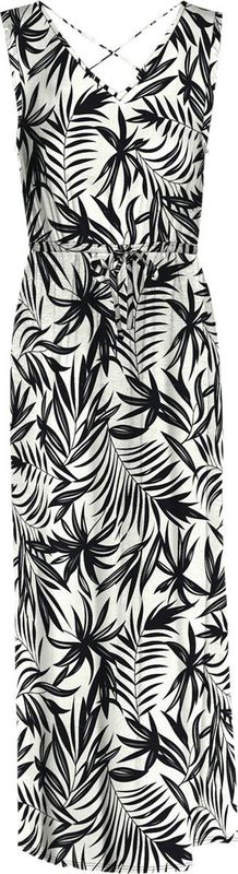 VERO MODA - Maxi-jurk - Wit - Viscose - Wijd uitlopend