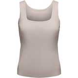 Only Play - Font 2-Way Top - Dames - Zwart - Zweetafvoerend Materiaal