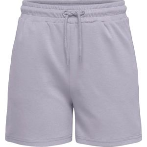Only Play - Lounge Life - Sweat Shorts - Paars - Multicolour - Hoge Taille - Losse Pasvorm