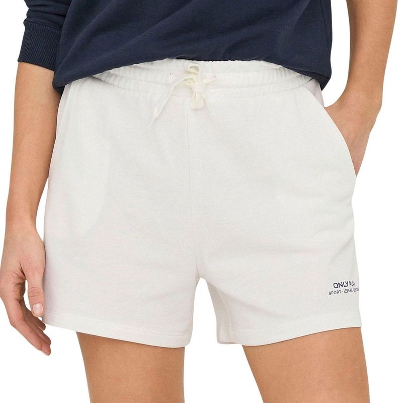 Only Play - Mae Life - Shorts - Wit-Multicolour - Sweatstof