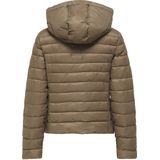 Only - Onltahia Lw Quilted Hood Jkt - Gewatteerde Jas - Cocoa Crème - Dames