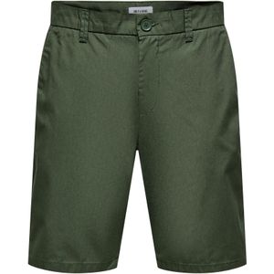 ONLY & SONS - ONSKAL CHINO - Korte Broek - Beetle - Slim Fit