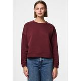Pieces Trui Pcchilli Ls Loose Sweat Noos Bc 17156302 Tawny Port Dames Maat - XS