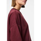 PIECES sweater PCCHILLI donkerrood