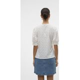 Top - O-hals - Regular Fit - 2/4 Ballonmouwen