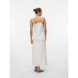 Vero Moda - Vmthas - Maxi Jurk - Wit - 95% Gerecycled Polyester