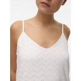 Vero Moda - Vmthas - Maxi Jurk - Wit - 95% Gerecycled Polyester