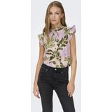 Jacqueline de Yong - Jdybilly - Top - Salsa Rosa/Orchid Bloom - Viscose/Polyamide
