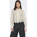 Jacqueline de Yong - Blouse - Zacht Roze - 100% Katoen - Geborduurd Detail