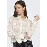 Jacqueline de Yong - Blouse - Zacht Roze - 100% Katoen - Geborduurd Detail