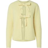 Pieces Vest Pcsilly Ls Rev Tie Knit Noos Bc 17150235 Pale Banana/melange Dames Maat - XS