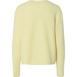 Pieces Vest Pcsilly Ls Rev Tie Knit Noos Bc 17150235 Pale Banana/melange Dames Maat - XS