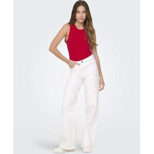 JDY - Wide-leg Jeans - Blauw - Katoen - High Waist