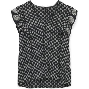 Blouse - Bloemenprint - Viscose - Losse Pasvorm - Kwartmouw