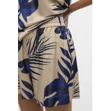 Vero Moda - Blauw Dessin - Korte Broek - Viscose/Polyester
