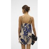 Vero Moda - Grafische Top - Dieppaarse en Blauwe Tint - 69% Viscose en 31% Polyester