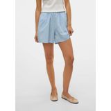 VERO MODA - Vmcharlotte Mw Stripe - Korte Broeken - Luchtvaartblauw