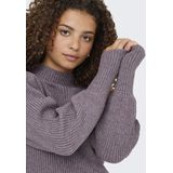 Only - ONLKATIA - Gebreide Trui - Hedge Green - Lange Mouwen - Hoog Gesloten Hals