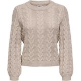 Only - Truien - Beige - Synthetisch