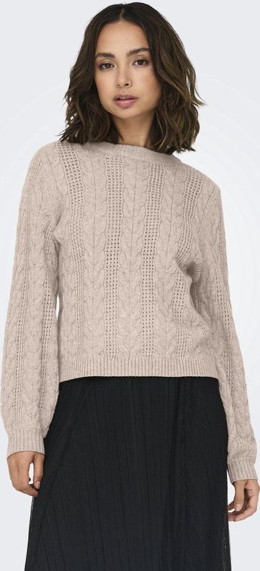 Only - Truien - Beige - Synthetisch