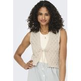 Only - Onlchili S/l String Vest - Gilet - Ecru - Gerecycled Katoen