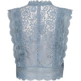 ONLY - ONLEFFIE LIFE SS O-NECK KNT - T-shirt - Zwart - Gebreide Katoen