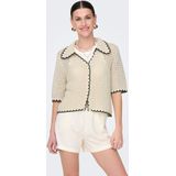 Onllucie - Vest - Gebreid - V-Hals - 3/4 Mouwen - Regular Fit