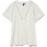 Vila - VMBELLA - Blouse - Effen - Viscose - Kwartmouw - Losse Pasvorm