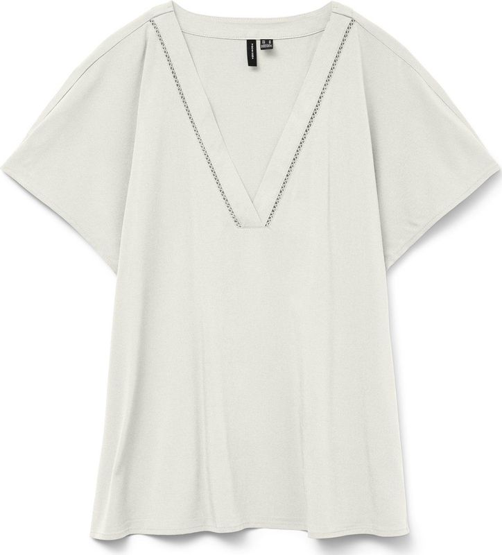 Vila - VMBELLA - Blouse - Effen - Viscose - Kwartmouw - Losse Pasvorm